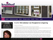 Tablet Screenshot of kruithofmakelaardij.nl